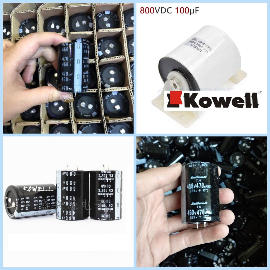 Tụ nguồn máy hàn điện tử 680 uf - 470 uf - 450v - 100 uf 800V DC