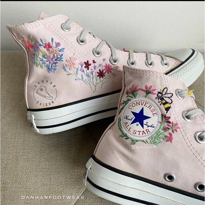 GIÀY CONVERSE THÊU TAY ĐỘC ĐÁO