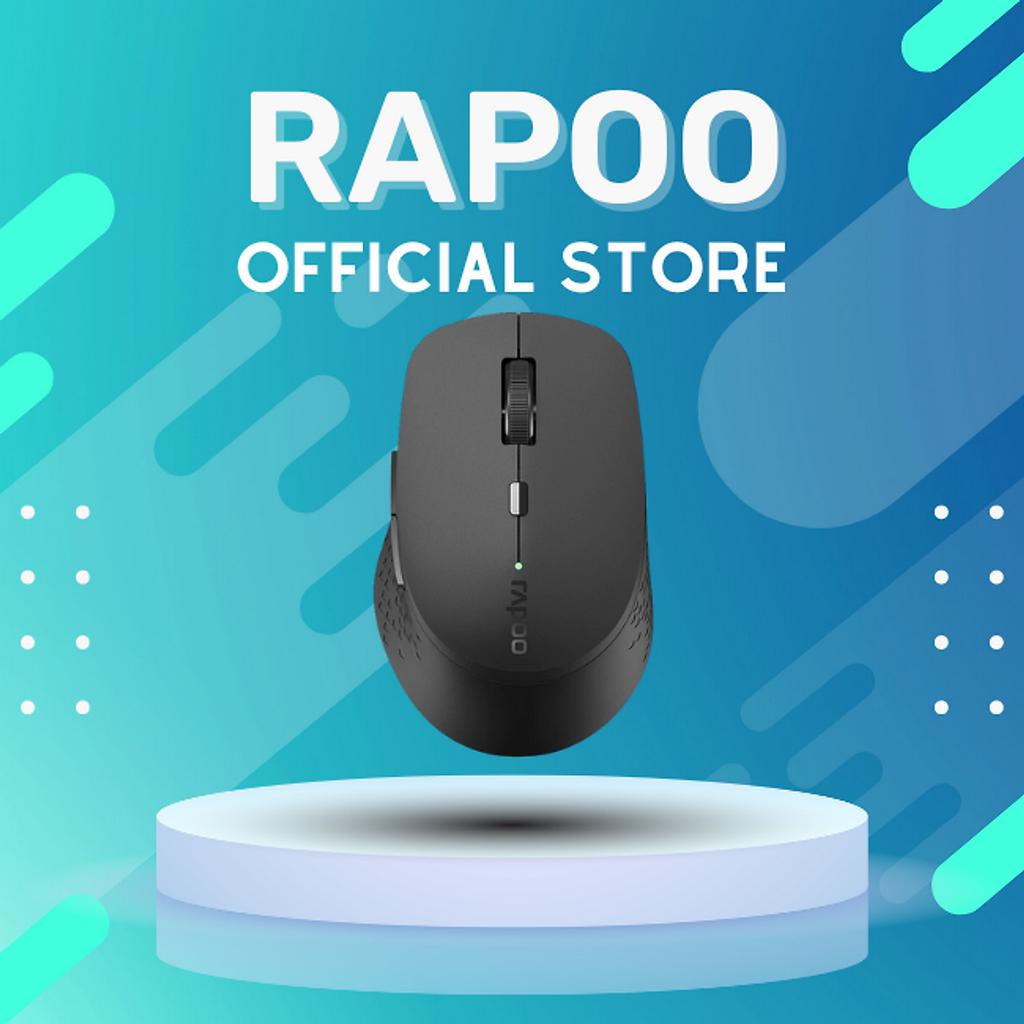 Chuột Sạc Qi Không Dây Đa Kết Nối Rapoo M300W Wireless Charging Qi Mouse - Hàng Chính Hãng
