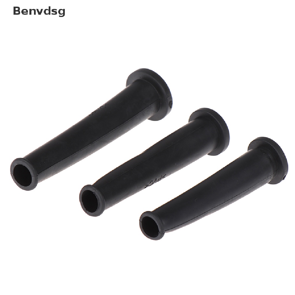 Bộ 10 Dây Cao Su Bảo Vệ Cáp Máy Khoan Điện 3 Kích Cỡ Màu Đen