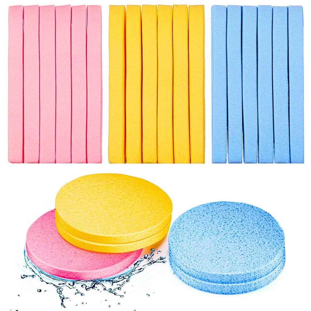 Cocute Compression Facial Cleansing Sponge (12pcs)
