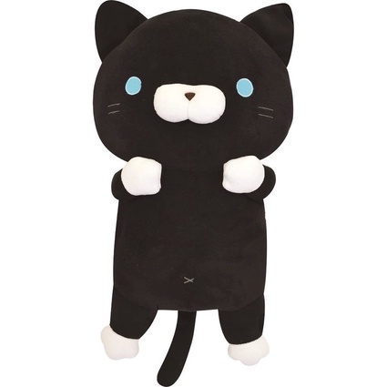 Gấu bông mèo gối ôm bự Yamani SASURAI NO TABINEKO Mikemura San Cat Hug Body Pillow Kuroki San chính hãng Nhật Bản