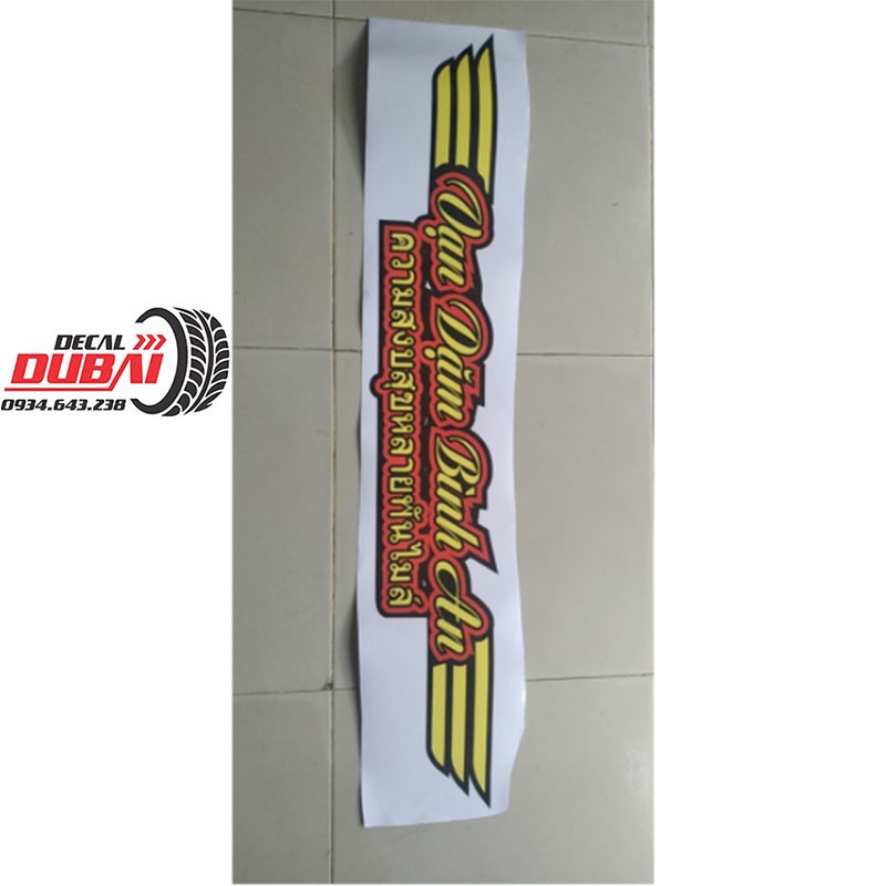 Tem Dán Kính Lái, Capo Vạn Dặm Bình An Cho Xe Tải, Xe Đầu Kéo