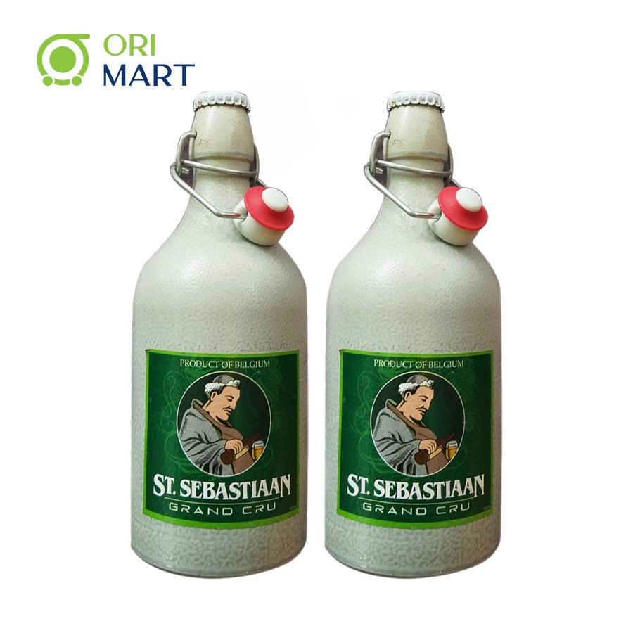 COMBO QUÀ 2 CHAI BIA SỨ BỈ THẦY TU ST.SEBASTIAAN GRAN CRU 550ML