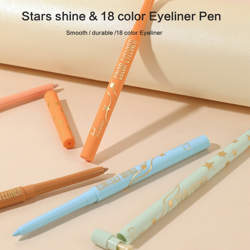 Bút Kẻ Mắt Dạng Gel Chống Nước Ngòi 6mm Mềm Mịn Lên Màu Cực Chuẩn