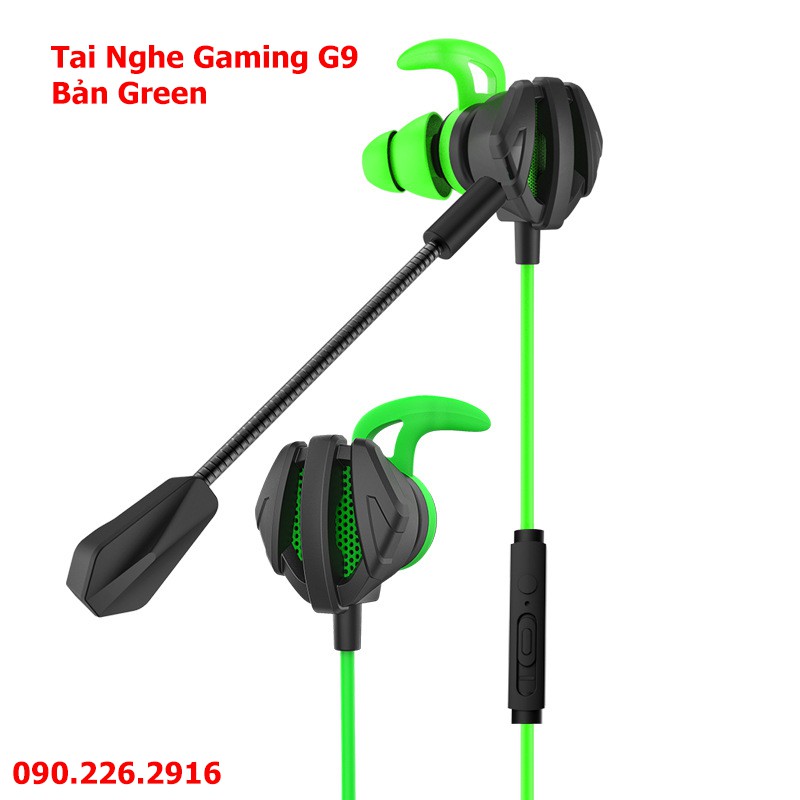 (FreeShip) Tai Nghe Gaming G9 - Có 2 Mic Bản Pro Chuyên Game Pubg Mobile, Free Fire, Liên Minh Tốc Chiến