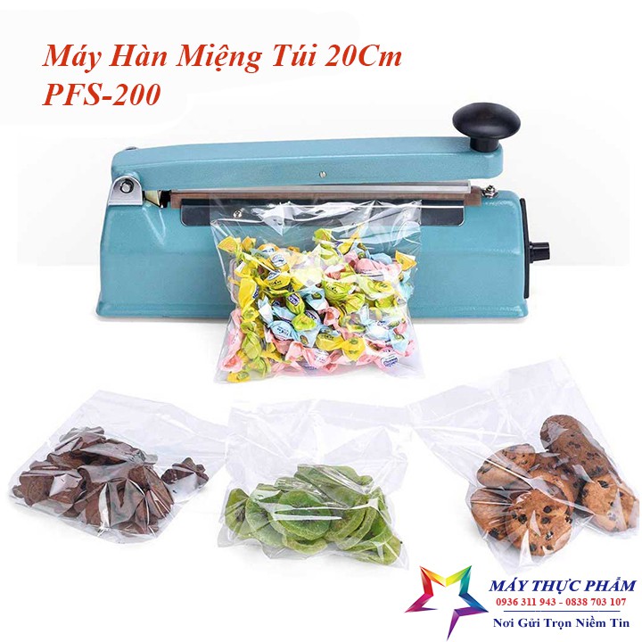 Máy hàn miệng túi nilong dập tay PFS200 Vỏ thép siêu bền