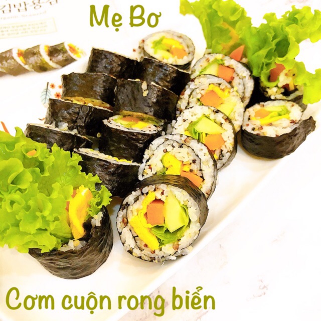 LÁ RONG BIỂN CUỘN HỮU CƠ BẢN LỚN (22g/ 10 lá)