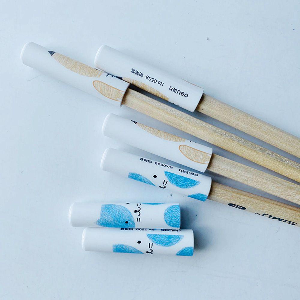 PINEVN Set 6 Nắp Đậy Bút Chì Nhiều Màu Tiện Dụng
