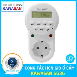 Công tắc hẹn giờ ổ cắm - Ổ cắm kỹ thuật số Kawasan SG36