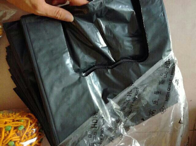 Sỉ 1 kg túi bóng đen đựng rác đóng hàng loại đẹp siêu dai