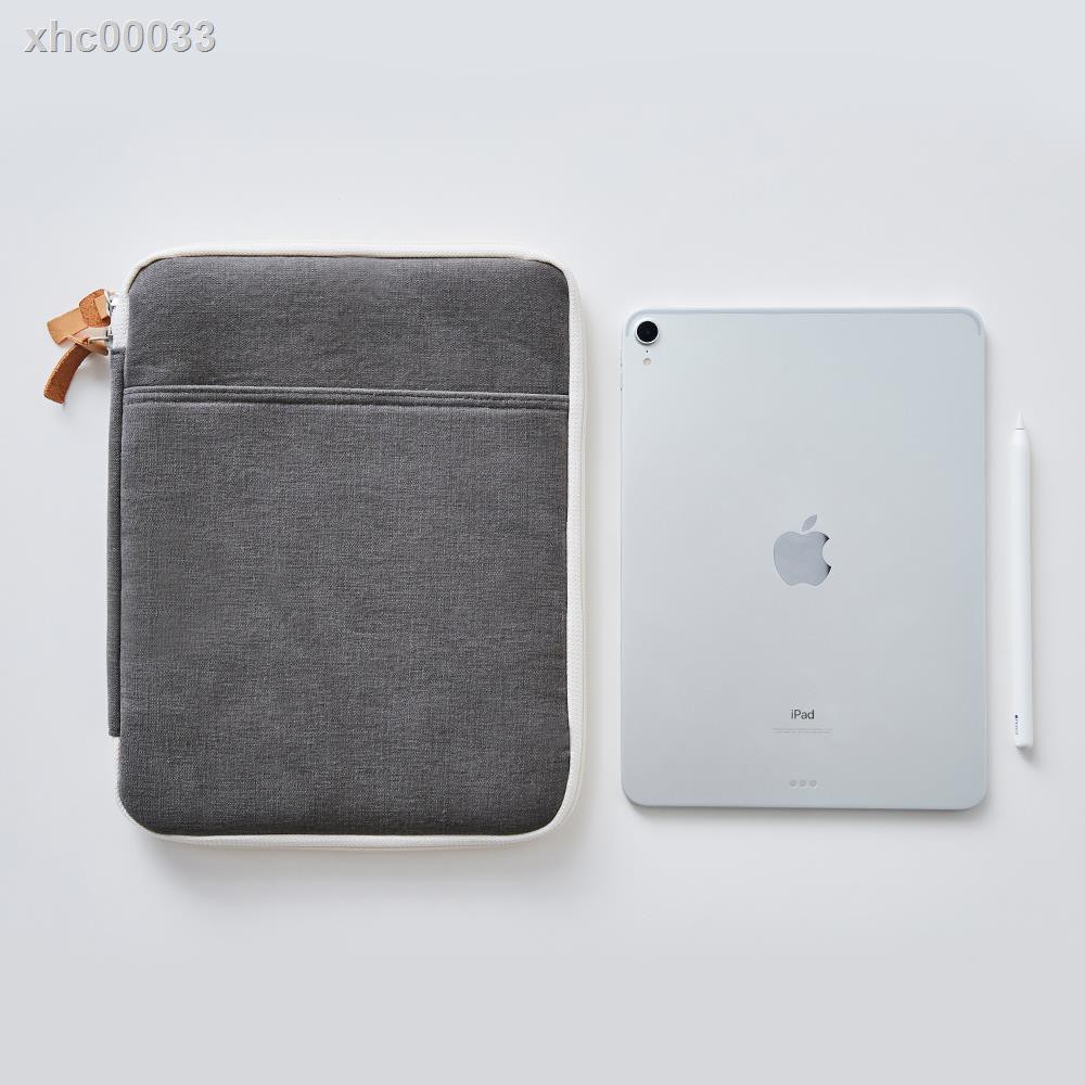 Túi Vải Canvas 11 Inch Đựng Máy Tính Bảng Ipad Pro / Air Thiết Kế Đơn Giản Cho Nam Và Nữ