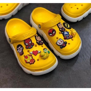 Dép sục cross màu vàng [ tặng 12biz hàng full box xịn xò ]