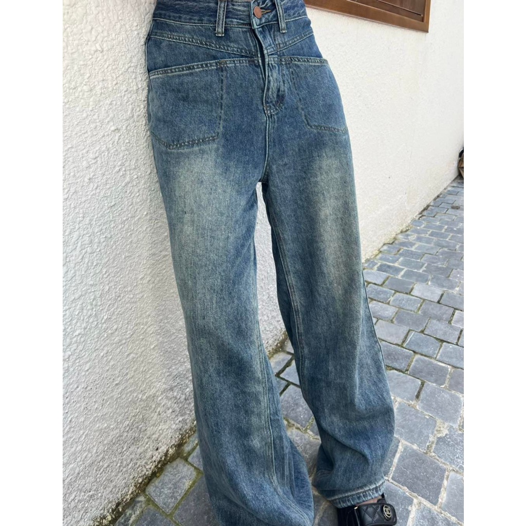 Quần jean suông cao cấp QC loại 1