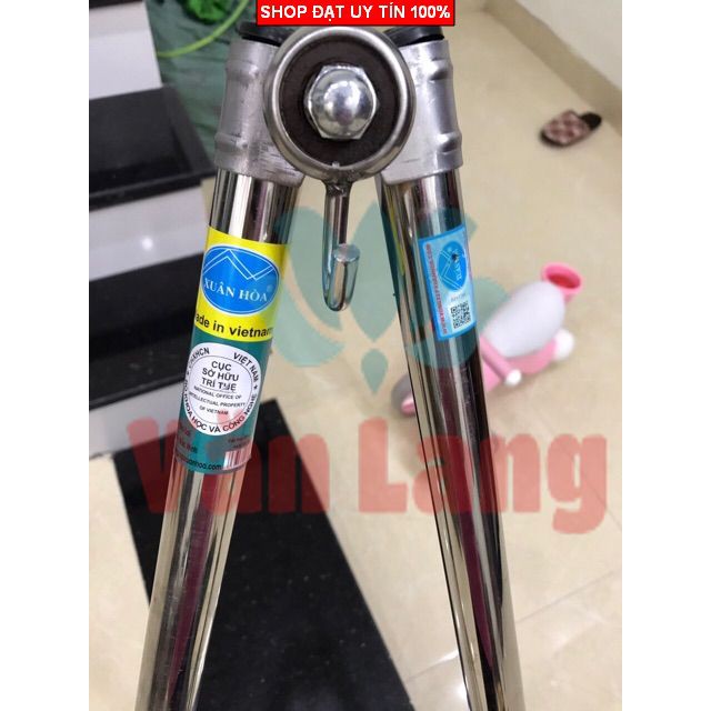 Võng Xếp INOX Cao Cấp Xuân Hoà Có Đế Xoay Chống Trơn Trượt - Hàng Chính Hãng