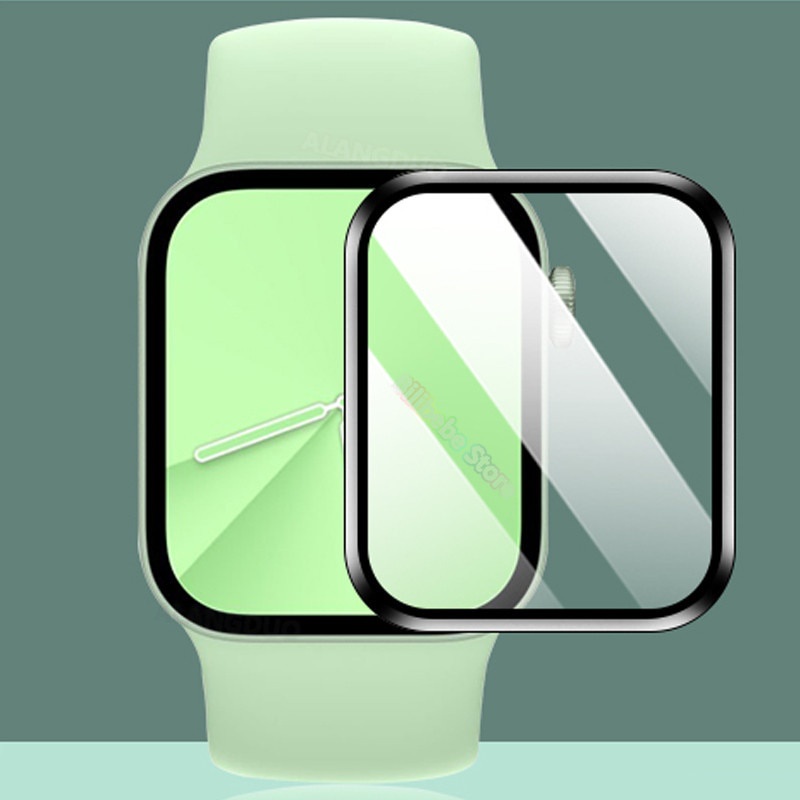 Set 3 Kính Cường Lực Bảo Vệ Màn Hình apple Watch 7 41mm 45mm 6 SE 5 4 40 44MM iwatch 3 2 1 38 42MM