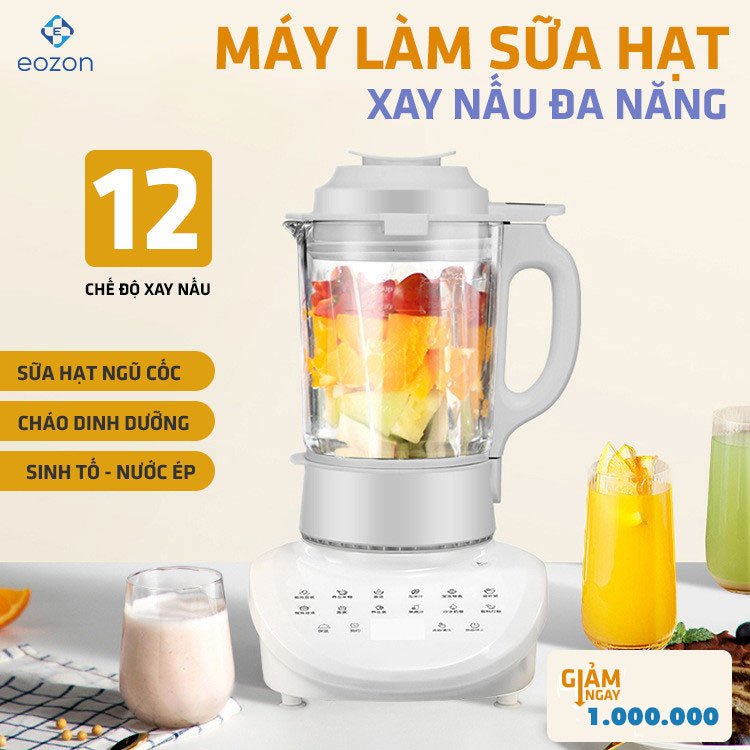 Máy  làm sữa hạt đa năng  EX 500 Thương hiệu Mỹ  Say nấu 12 trong 1 Tiếng ồn thấp không gây ảnh hưởng