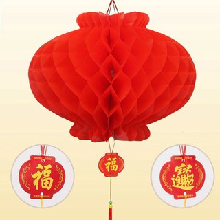 Đèn lồng đỏ Nilon trang trí tết