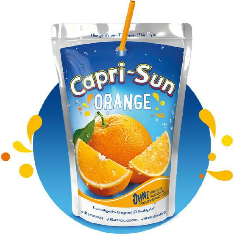 [5 Vị] Nước Trái Cây Capri- Sun 200ml Bổ Sung Vitamin, Tăng Đề Kháng Cho Cơ Thể