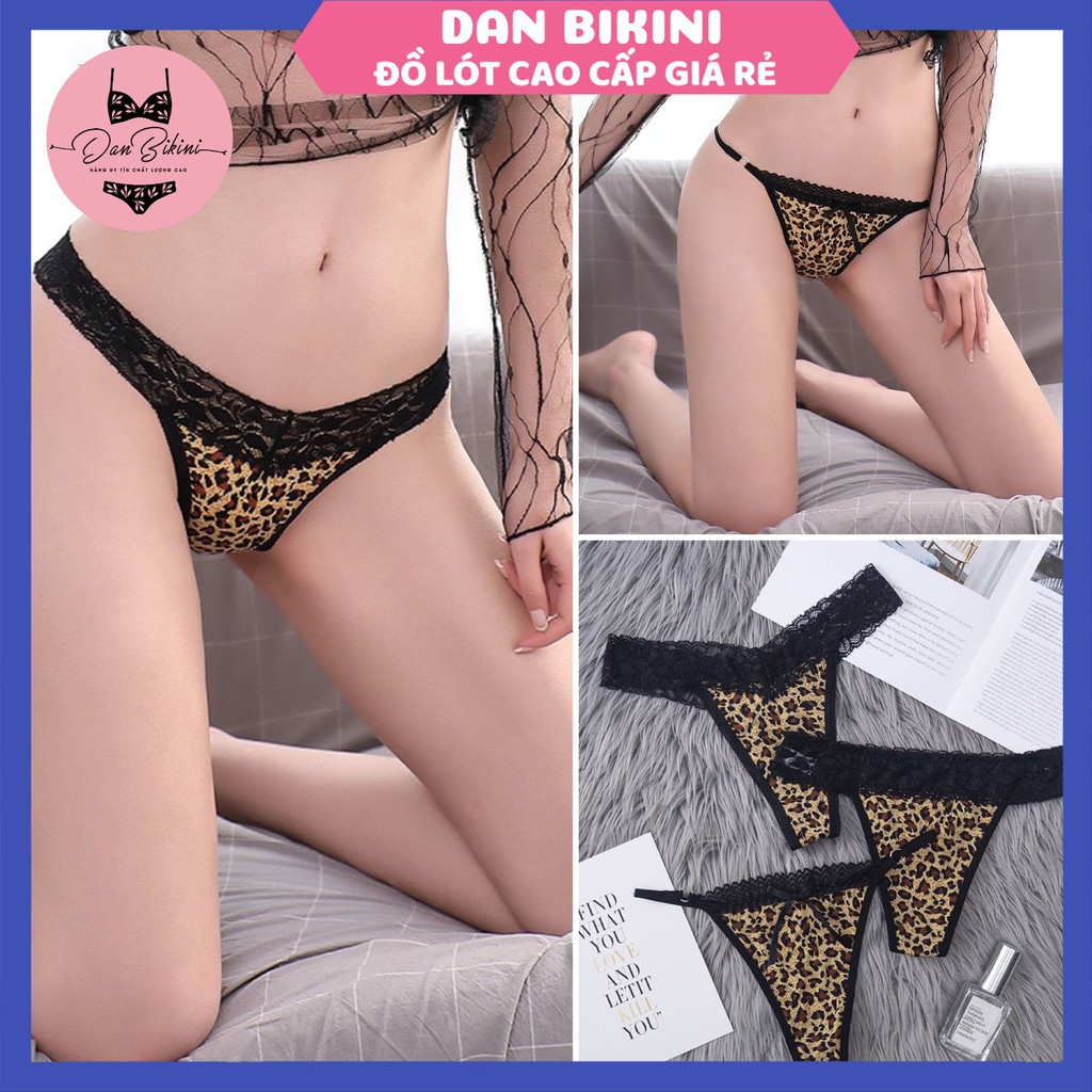 Quần Lót Nữ ❤️FREESHIP❤️ Quần Lót Nữ họa tiết da báo cá tính quyến rũ sexy gợi cảm mã DABAO7