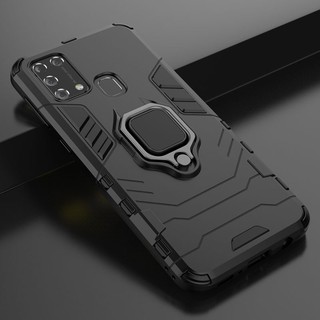 Ốp điện thoại giáp cứng có nhẫn móc cho điện thoại Samsung Galaxy M31