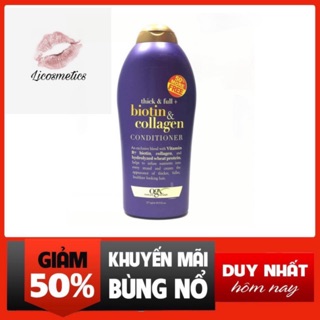 [RẺ VÔ ĐỊCH]DẦU GỘI HOẶC XẢ BIOTIN COLLAGEN 577ML OGX USA