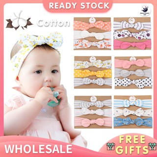 Set 3 băng đô nơ xinh xắn cho bé gái