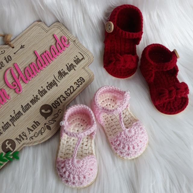 2 đôi dép handmade có đế chống trơn