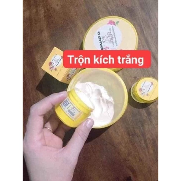 COMBO KEM DƯỠNG TRẮNG DA BODY X3 250g và kích trắng x3 hộp 30g