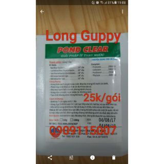 Xử lý nước hồ cá pond clear và clear master