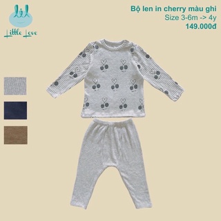 Bộ Little Love chính hãng hoạ tiết Cherry