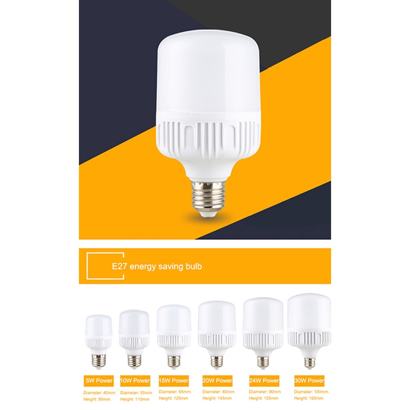 Bóng đèn JIASHI LED 220V 5/ 10/ 15/ 20/ 30W tiết kiệm năng lượng ánh sáng trắng cho trang trí nhà cửa phòng ngủ