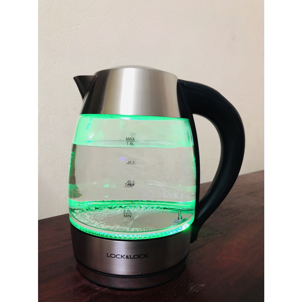 [Oder] - Bình Đun Siêu Tốc Thủy Tinh Lock&Lock EJK341