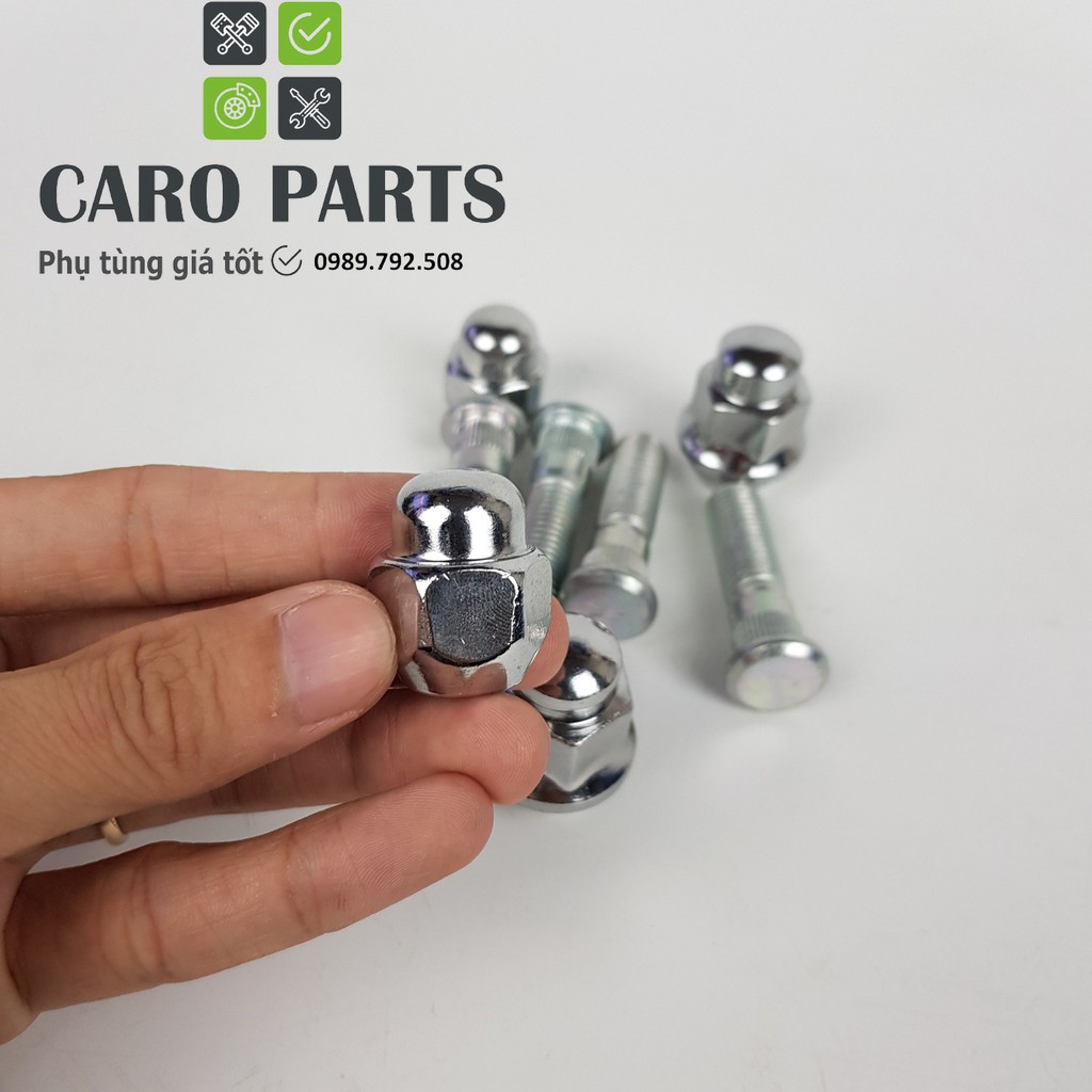 Ốc lốp, ốc lazang, Ecu, Bulong, Ê cu, Bu lông xe Kia và Hyundai: i10, Monring, Santafe, Accent, K3, Cerato, Rio, Sorento