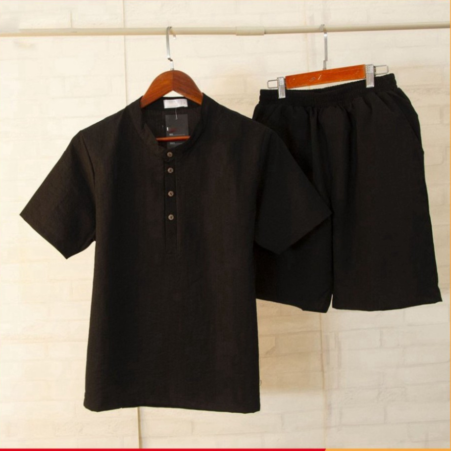 Bộ Đũi nam [ Áo Đũi ] HÀNG CAO CÁP cộc tay cổ tàu, chất đũi Thái, mặc lên thoáng mát, lịch lãm nhiều màu BD4 | BigBuy360 - bigbuy360.vn