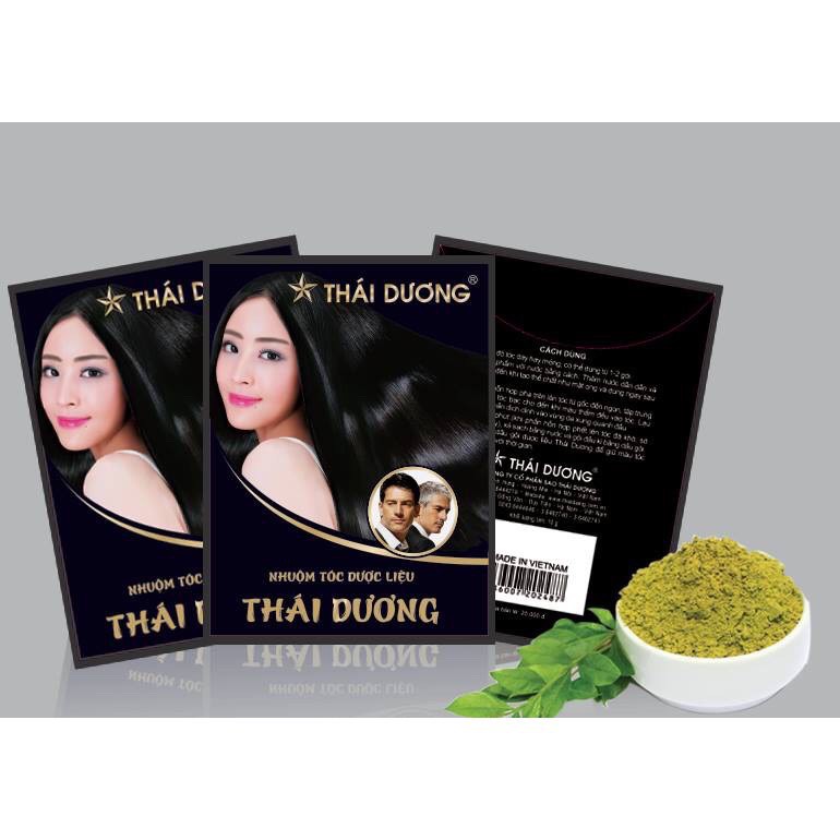 Nhuộm Tóc Đen THÁI DƯƠNG Dược Liệu Thiên Nhiên - 10g