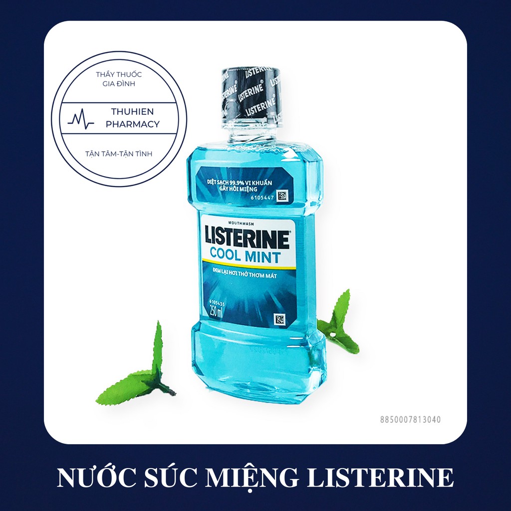 NƯỚC SÚC MIỆNG LISTERINE COOL MINT Thái Lan