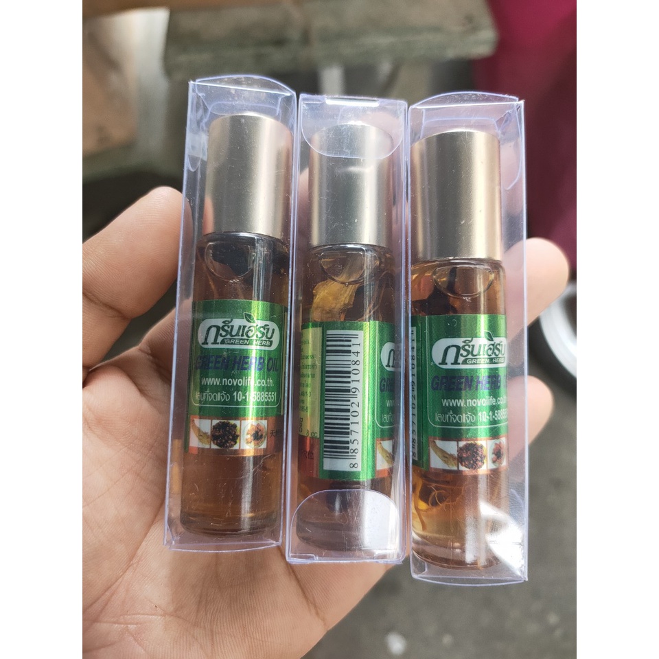 Dầu Gió Nhân Sâm Green Herb Oil Thái Lan 8ml