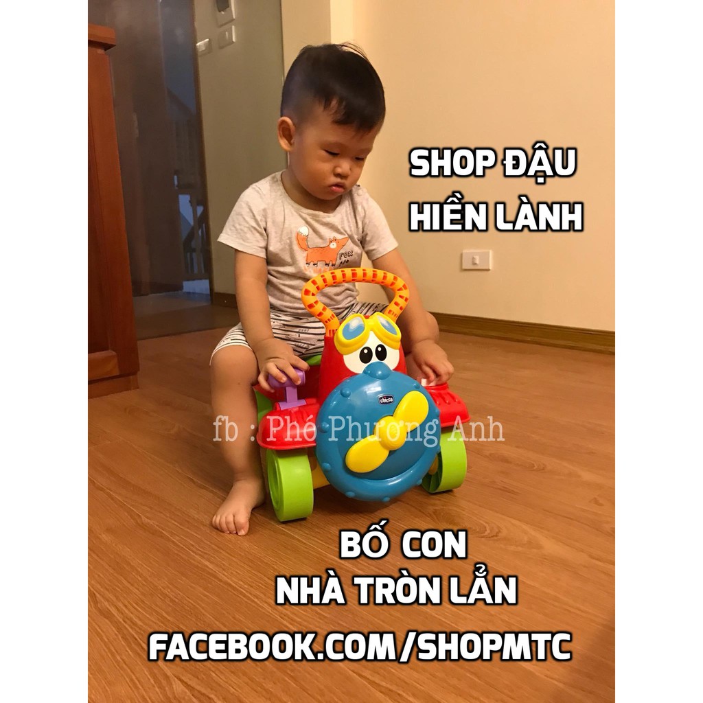 Xe chòi chân kiêm xe đẩy tập đi cho bé có cốp xe để đồ chơi hàng nhập khẩu chính hãng Chicco xịn chất lượng tuyệt vời