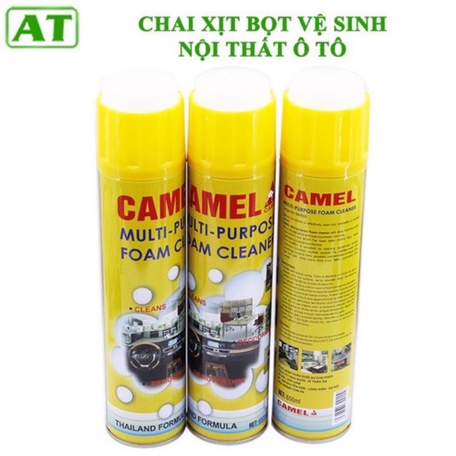 Chai xịt bọt vệ sinh nội thất oto