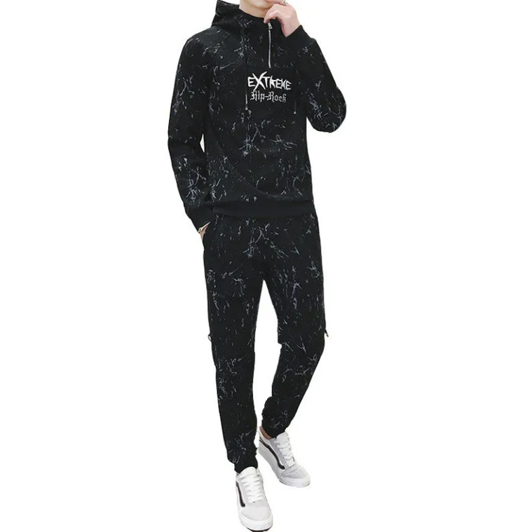 Set Đồ Thể Thao Dáng Rộng Phong Cách Thời Trang Hàn Quốc Cho Nam Giới