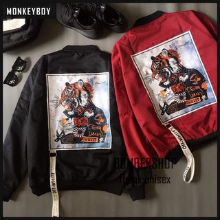 [Ảnh thật] Áo khoác Bomber BATTLE.TIGER (hàng design cao cấp) [Monkeyboy]