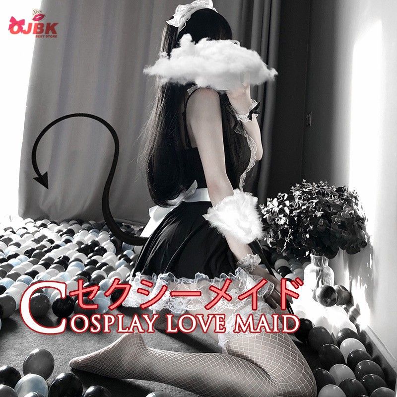 Váy ngủ cosplay hầu gái sexy gợi cảm Nhật Bản Little Maid nàng hầu, người hầu