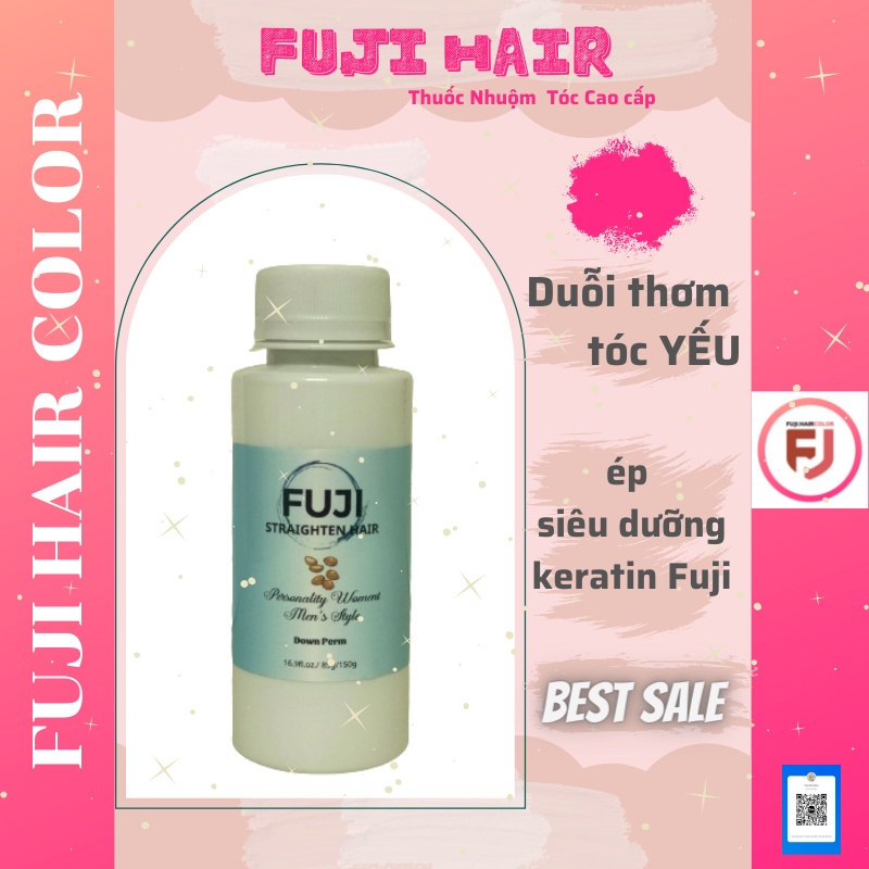 Thuốc duỗi tóc KAMI,thuốc ép tóc Fuji siêu dưỡng keratin phục hồi tóc tại nhà không cần định hình (Size nhỏ)