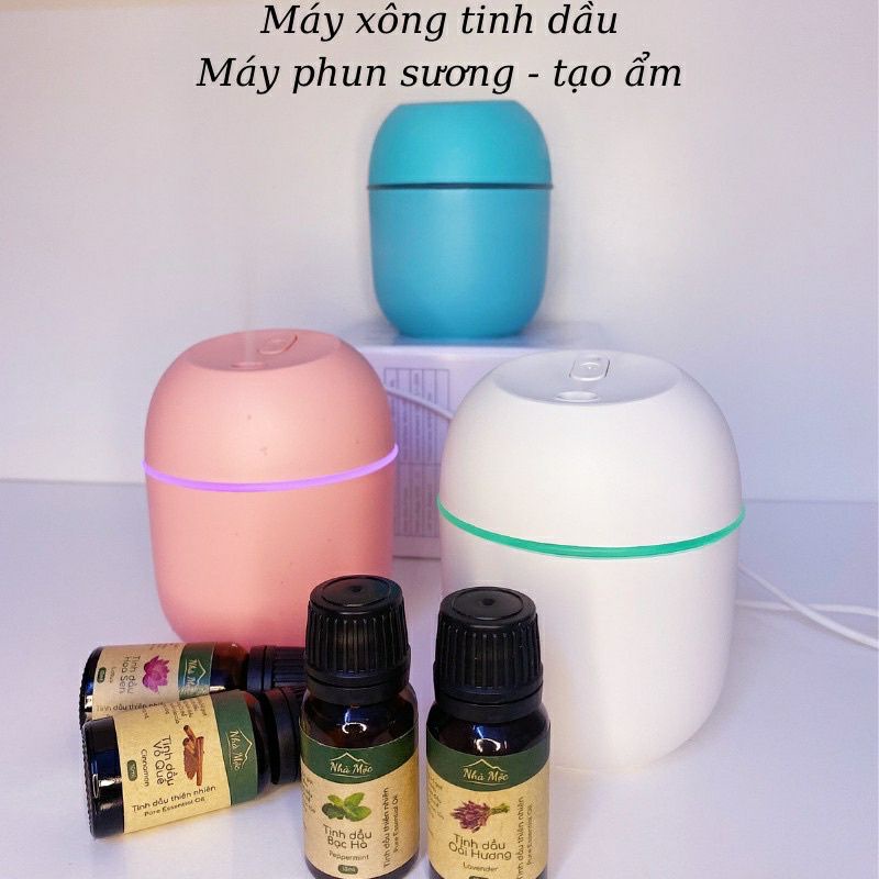 Máy Xông Tinh Dầu CHỮ T , đèn phun sương mini sử dụng trong phòng ngủ, phòng khách, spa, cửa hàng quần áo, nhà hàng...