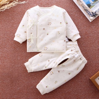 SET 5 BỘ NỈ BÔNG CHO BÉ SƠ SINH HÀNG QUẢNG CHÂU