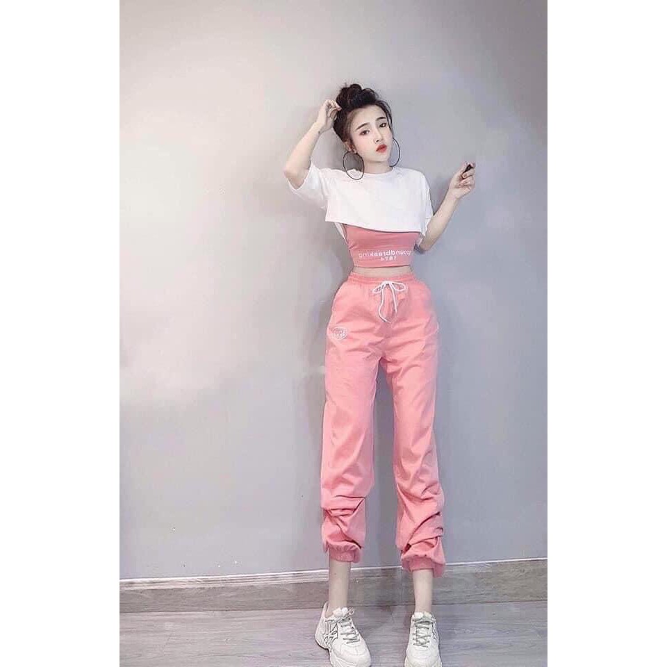 Áo croptop 1974 Hàn Quốc / Áo thun croptop dáng rộng cho nữ | BigBuy360 - bigbuy360.vn