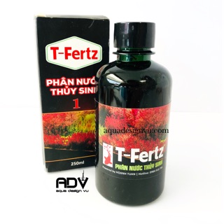 PHÂN NƯỚC THỦY SINH CÂY LÁ ĐỎ, LÁ TÍM T-FERTZ RED 250ML