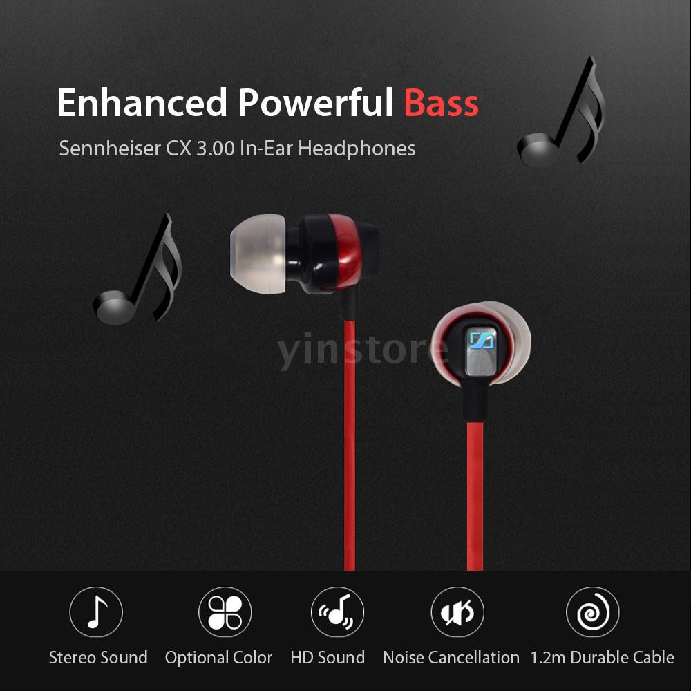 Tai nghe nhét tai Sennheiser CX 3.00 3.5mm siêu bass có dây điều khiển
