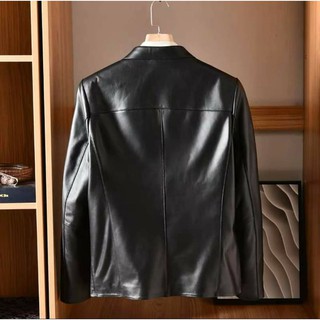 ( ÁO DA THẬT 100%) ÁO DA CỪU CỔ BẺ